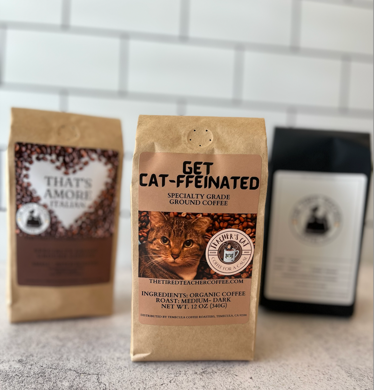 Gift Set For Cat And Coffee Lovers